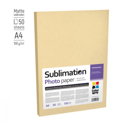 Fotopapier ColorWay Sublimation 100g/m², A4 - Bild 1 von 3