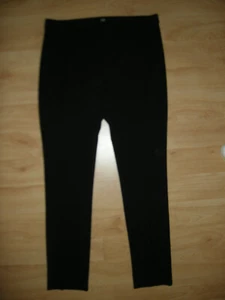 Gepflegte schwarze waschbare Hose Gr. 46 "H&M skinny fit" verstellbarer Bund - Bild 1 von 2