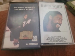 BARRY WHITE 2 X CASSETTE TAPE - Picture 1 of 3