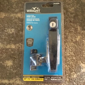 Wright Products VK333X3BL Keyed Tie-Down Push Button Handle, Black - Picture 1 of 2