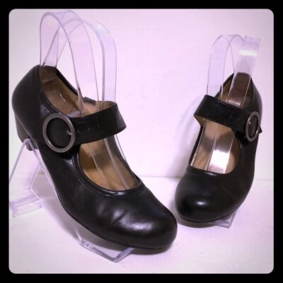 Zapatos para mujer CHELSEA CREW talla:7 cuero negro Mary Jane azafrán Foto 1 de 4