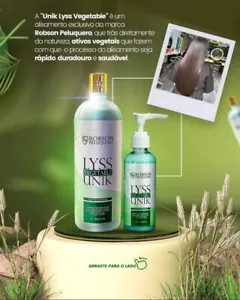 Keratin Robson Peluquero Lyss Unik Vegetable Organic Hair Straightening 1 Liter - Picture 1 of 3