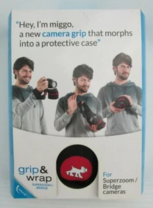 NEW Miggo Grip & Wrap for Superzoom/Bridge Cameras Black w/Red MW GW-SLR BR 60 - Picture 1 of 8