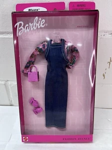 Barbie Blues Styles Fashion Avenue Jean 2000 primera cita traje Mattel 26397 raro - Imagen 1 de 8