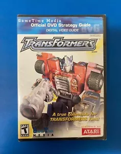 Transformers DVD / DVG Game Time Media Digital Official DVD Strategy Guide Atari - Picture 1 of 2