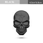 3d Skull Solid Metal Badge 3m Sticker Decal Emblem Car Motorcycle Truck Au Stock