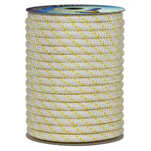 Cima scotta drizza per vela, bianca - gialla, 6 mm - 10 mt, Corderie Italiane - Foto 1 di 4