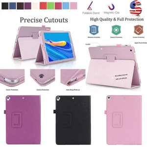 Flip Leather Case Cover For iPad 2nd/3rd/4th Generation 10.2"/9.7"Air 11"2024 M2 - Picture 1 of 33