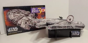 Star Wars Millennium Falcon 857 Pieces 3D Puzzle Puzz3D Complete - Picture 1 of 17