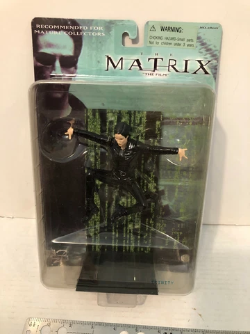 Trinity Action Figure New 2000 The Matrix Movie N2 Toys    M1 Cover