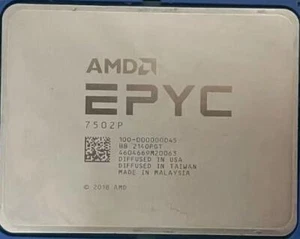 AMD EPYC 7502P 32 Core 64 Threads 2.5GHz 128MB 180W CPU - Afbeelding 1 van 1