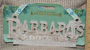 Historia y Heráldica Cocina de Bárbara Esta Cocina Sazonada con Letrero de Amor NUEVO - Imagen 1 de 2
