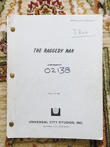 1980 WORKING DRAFT SCREENPLAY / SCRIPT “RAGGEDY MAN” SISSY SPACEK, ERIC ROBERTS - Picture 1 of 9