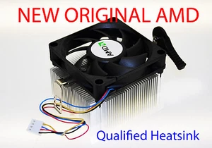 AMD HEATSINK COOLING FAN FOR ATHLON II X4 630-631-635-640-645 SOCKET AM3 NEW  - Picture 1 of 2