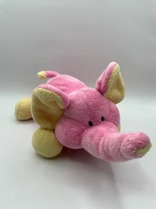 Peluche elefante rosa giallo Commonwealth Lil Sweetez 2009 15" Lovey Floppy giocattolo - Foto 1 di 10