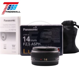 Lumix G 14 mm f/2.5 obiettivo fisso ASPH per fotocamere Panasonic M4/3 H-H014 con scatola - Foto 1 di 5