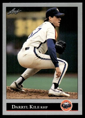 1992 Leaf Darryl Kile Houston Astros #198 - Image 1 of 2
