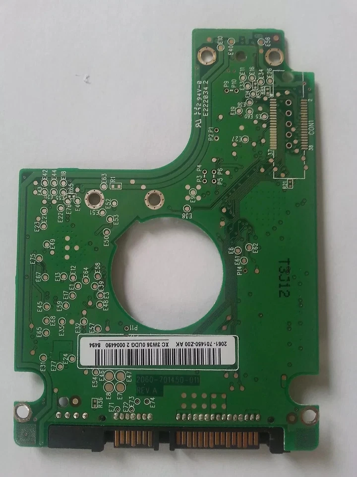 Scheda Di Controllo PCB 2060-701450-005 Elettronica Per Hard Disk - Immagine 1 di 1