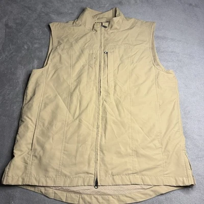 SCOTTeVEST RFID Travel Vest Men Large Beige TEC Technology Enabled Clothing - Image 1 of 4