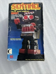 Vintage Kamco Sentinel Walking Robot In Original Box. New - Picture 1 of 9