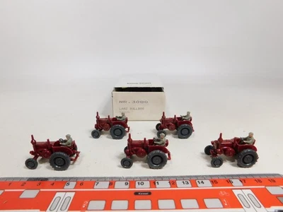 5X Wiking H0 1:87 Nr. 3080 Lanz Bulldog 1938 Mint (Scatola) #DD847-0,5 - Immagine 1 di 4