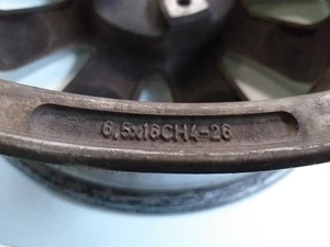 6.5X16CH4-26 388719 felge für CITROEN C5 I 2.0 16V (DCRFNC DCRFNF) 2001 - Picture 1 of 10