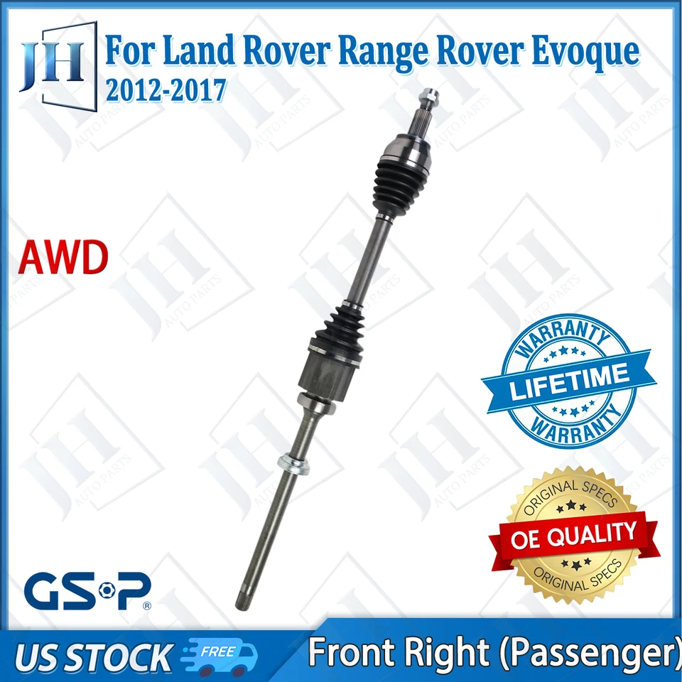 Eixo dianteiro CV passageiro OE eixo para 2012-17 Land Rover Range Rover Evoque AWD - Imagem 1 de 4