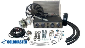 Universal Underdash A/C Kit 404 Chrome Evaporator Heat & Cool, PK-8 Serpentine - Picture 1 of 17