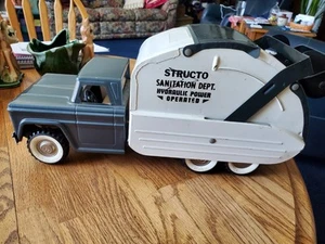 Vintage 1960s Structo Garbage Truck/ Sanitation Dept - Picture 1 of 11