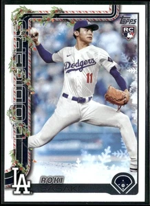 2025 Topps Holiday Roki Sasaki Holiday - Picture 1 of 2