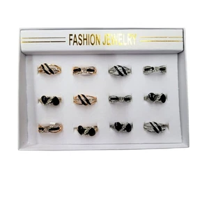 12PCS Assorted Rings Adjustable Size - Picture 1 of 1
