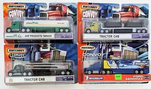 Matchbox Convoys Tractor Cab Tanker Ford Aeromax 2005-2006 Lot Of 4 - Picture 1 of 3