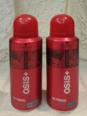 Schwarzkopf OSiS+ Air Pomade Wax Spray, 3,4 oz - Cantidad 2 - ¡Nuevo!  Foto 1 de 2
