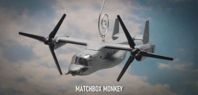 Bell Boeing V-22 Osprey US Air Force Militare Trasporto Custom Natale Ornamento - Immagine 1 di 4