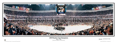 NHL Anaheim Ducks 2007 Stanley Cup Champions Panoramic Poster 4015 Cover