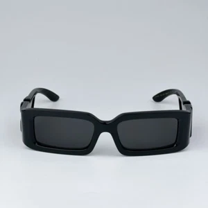 D&G Men Sunglasses Black Dark Grey Rectangle DG6197 501/87 BRAND NEW - Picture 1 of 12