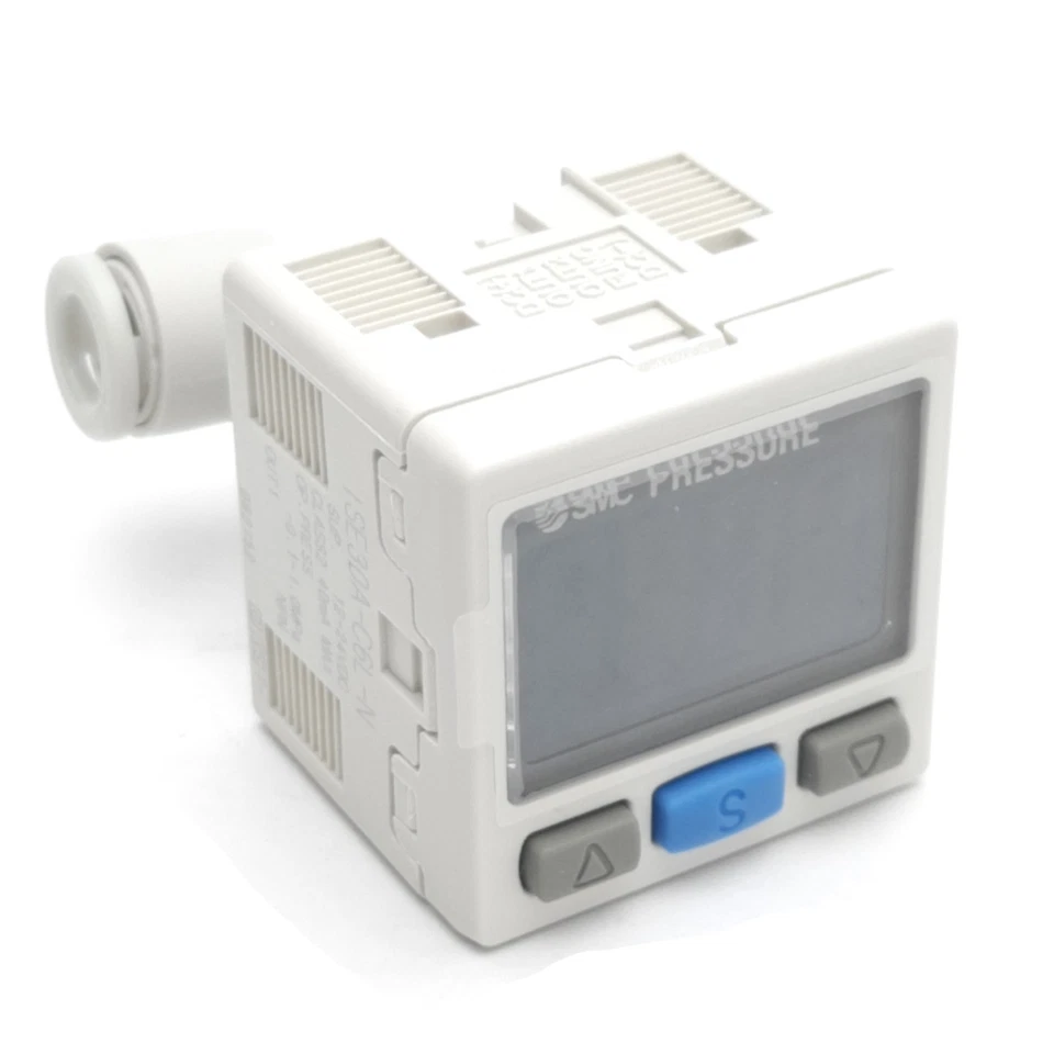 SMC ISE30A-C6L-N Pressure Switch, -0.1 to 1.0MPa, ø6mm One-Touch, NPN, 12-24 VDC - Image 1 of 4