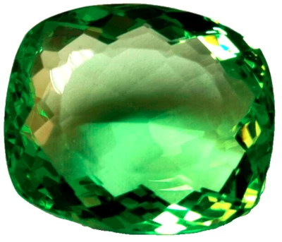 AAA 69.15 Ct. Large Green Peridot Cushion Cut Faceted Loose Gemstone @Gift Women - Image 1 of 4