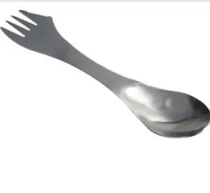 3Pcs Of Steel Utensils Set Durable & Rust Proof Stainless Spoon Fork Knife - Picture 1 of 4