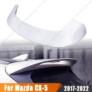 White Rear Roof Tail Boot Trunk Spoiler Wing For for Mazda CX-5 2017-2024 - Picture 1 of 6