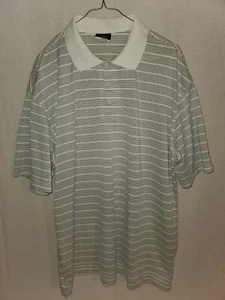 Nike Golf Dri-Fit Casual Golf Polo Shirt Mens XL Short Sleeve White Black - Picture 1 of 4