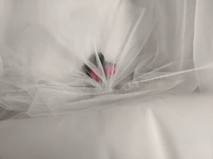 Tulle 54" wide in 26 colors, for tutu wedding, sewing, costumes, Cosplay - Picture 1 of 64