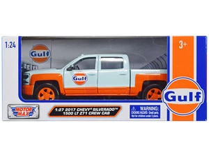 2017 Chevrolet Silverado 1500 LT Z71 Crew Cab Pickup Truck Light Blue with Orang - Picture 1 of 1