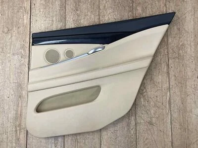 Fits 2010 - 2017 BMW 535I GT Rear RH Passenger Door Trim Panel Beige OEM - Image 1 of 4