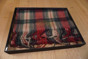 Ralph Lauren Double RL RRL Plaid Multicolor Scarf 100% Cashmere OS Brand New - Picture 1 of 10
