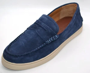Johnnie -O Men's Navy Santa Monica Suede Loafer Sleep On Shoes Size US 11.5 - Picture 1 of 7