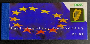 A20 Ireland Booklet MNH Parliamentary Democracy 27/4/1994 6x32p £1.92 Face SB49 - Picture 1 of 5