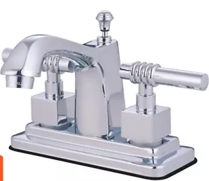 Kingston Brass KS86849QL 4 pollici Rubinetto bagno set centrale - Foto 1 di 3
