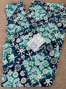 Lularoe Tc2 Christmas Leggings! Snowflakes!NWT - Picture 1 of 4