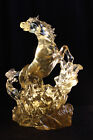 LIULIGONGFANG Crystal Art Horse Statue "Soaring High Above" 46/88 Loretta Yang